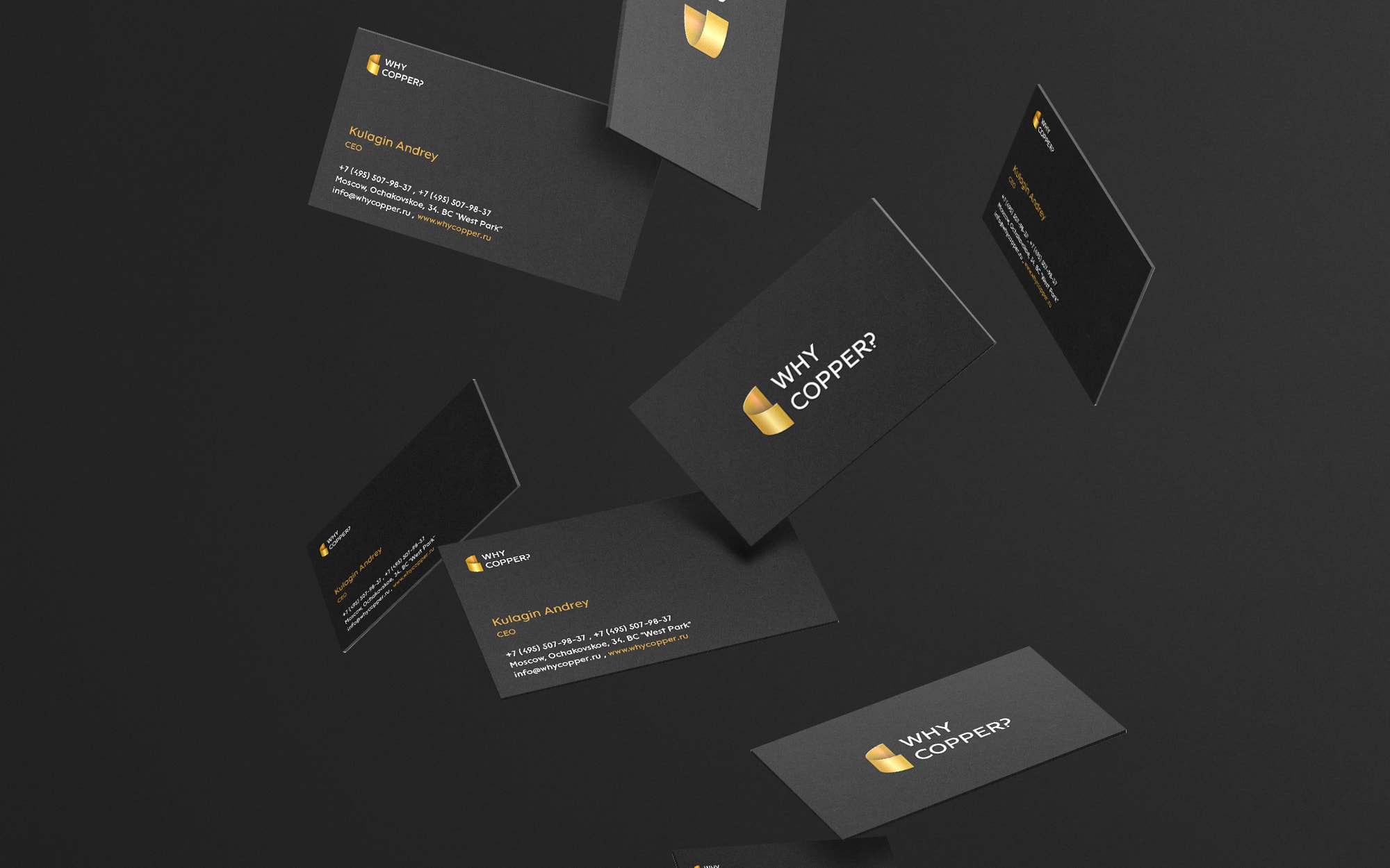 Production company branding and business cards