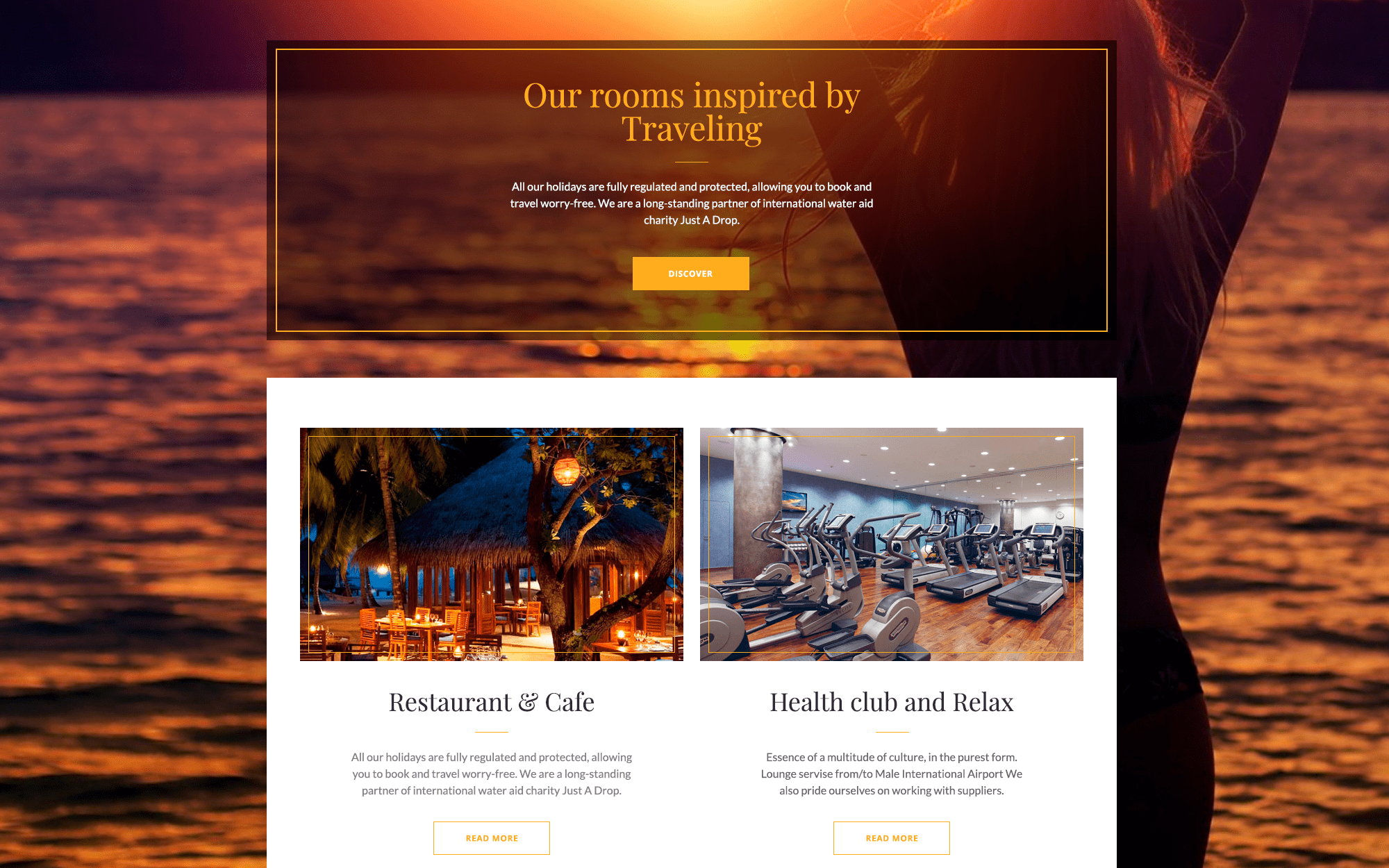 Hotel web-site development