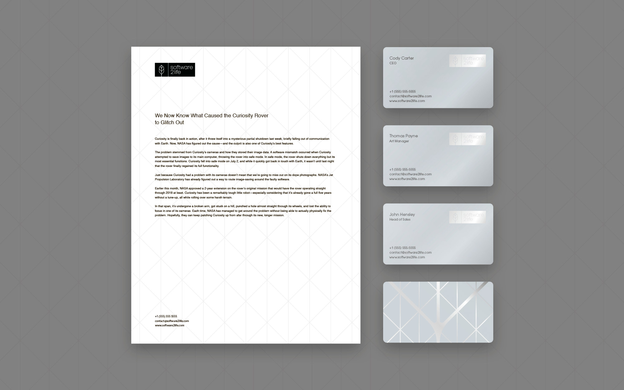 corporate identity for IT company