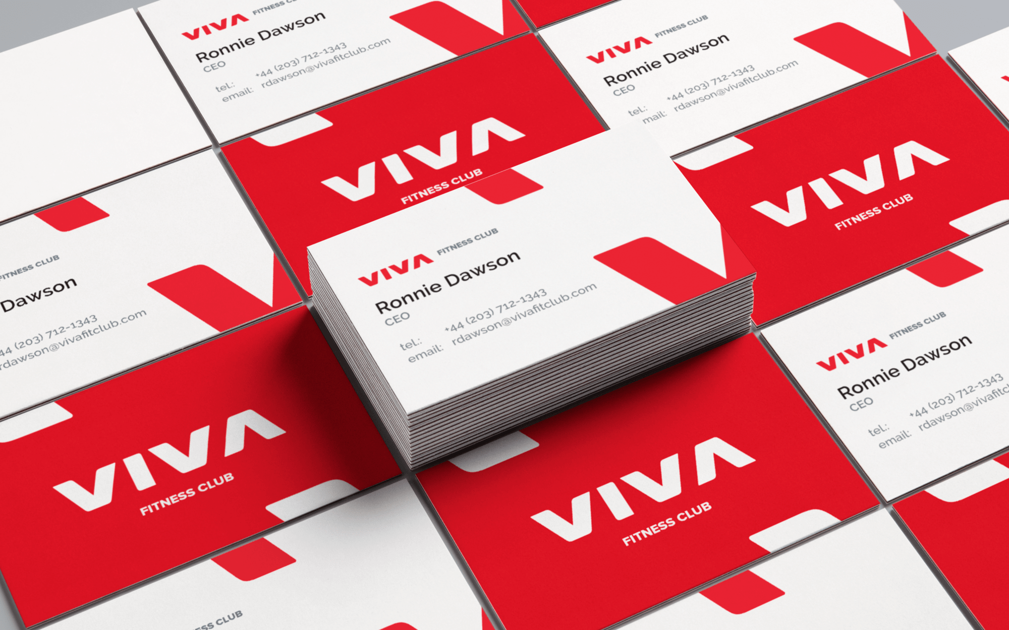 Corporate cards for VIVA fitness
