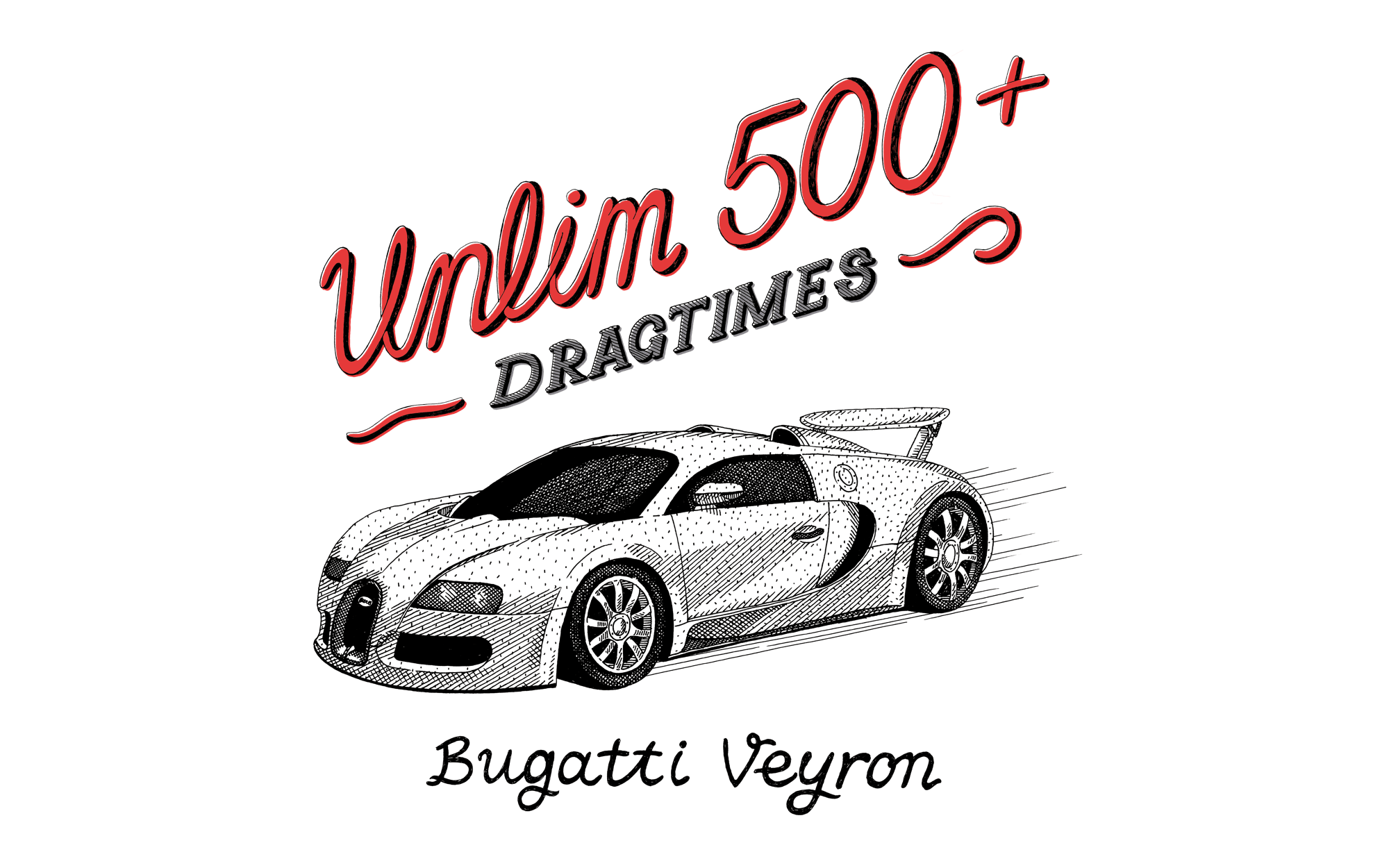 Bugatti Veyron illustration