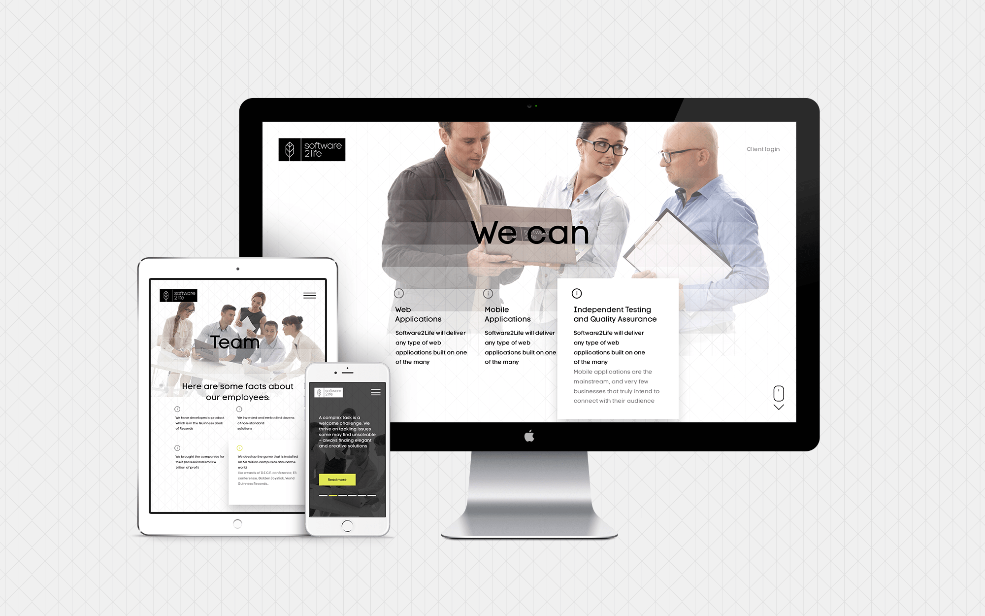 web-site design for IT company